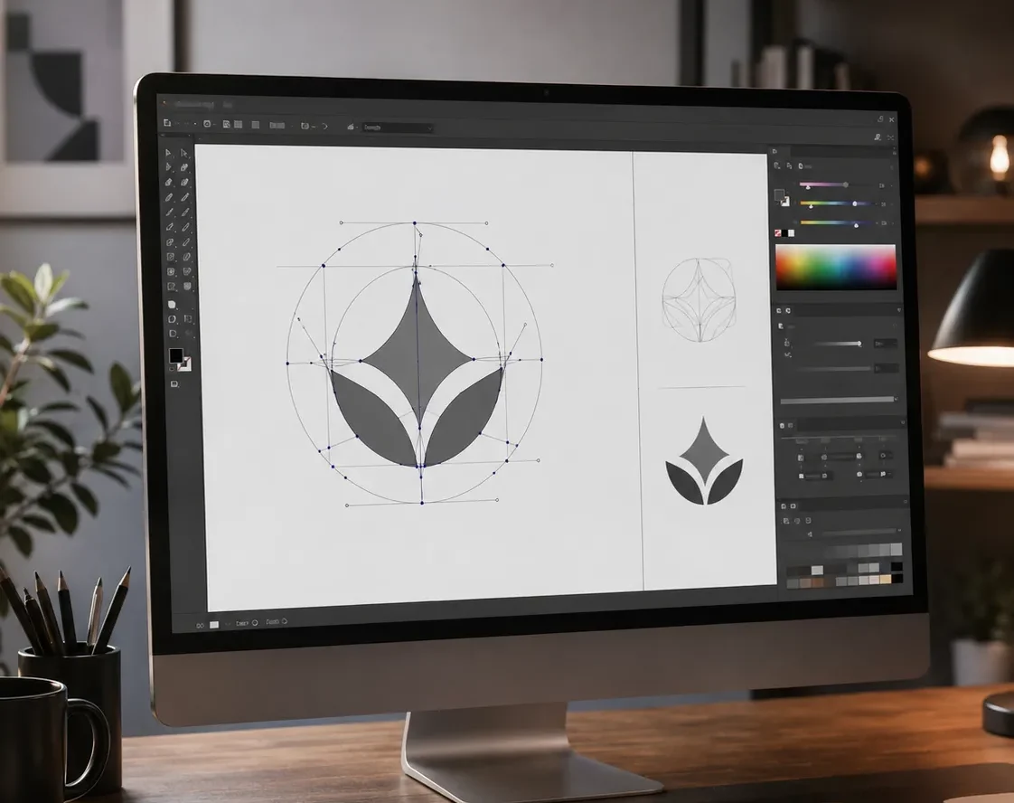 progettazione di un formato vettoriale logo con grafica vettoriale professionale